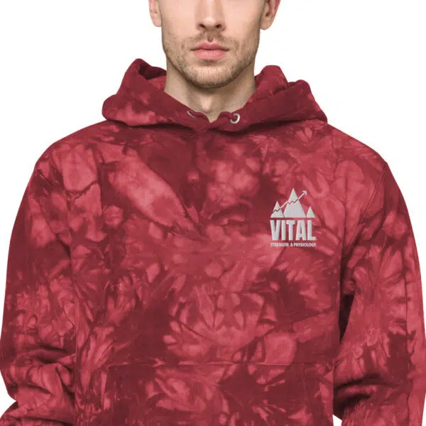 Embroidered Unisex Vital Tie-Dye Hoodie (3 colours) - Image 5