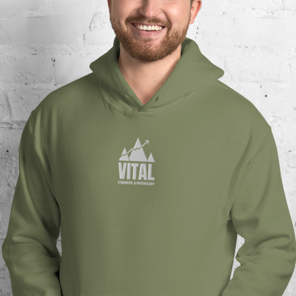 military green vital hoodie