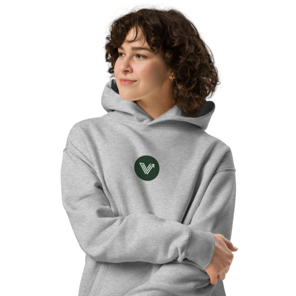 Grey Unisex Oversized Hoodie - Image 2