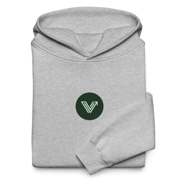 Vital unisex oversized hoodie drawstring grey