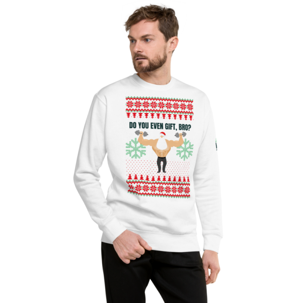 Strength & Conditioning Coach Ugly Christmas Sweater "Do You Even Gift Bro" - Image 4