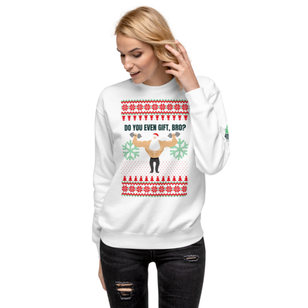 Strength & Conditioning Coach Ugly Christmas Sweater "Do You Even Gift Bro" - Image 6