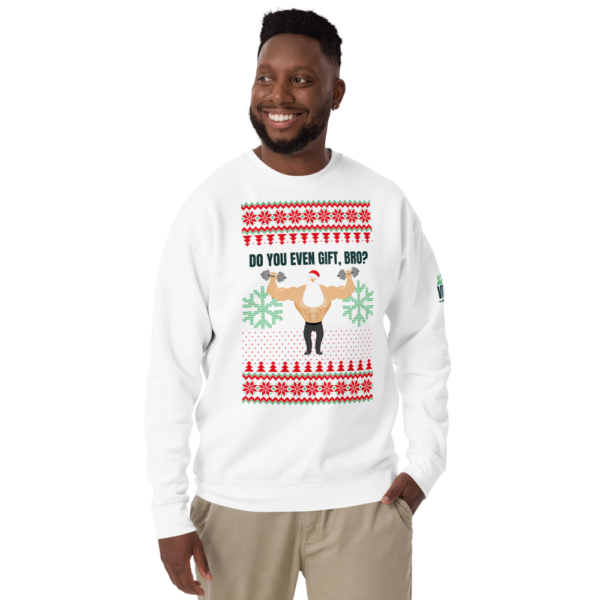 Strength & Conditioning Coach Ugly Christmas Sweater "Do You Even Gift Bro" - Image 3