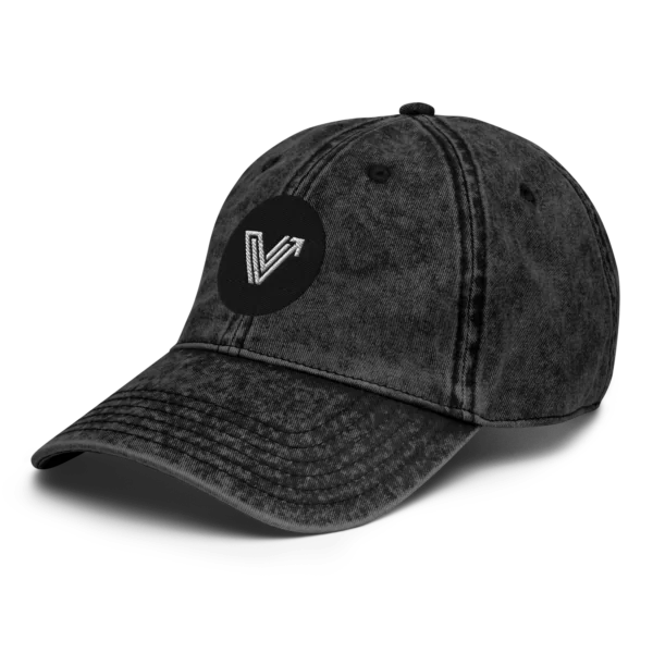 Vintage Cotton Dad Cap (Black) - Image 4