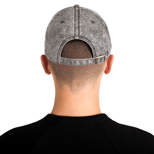 charcoal grey vintage dad cap