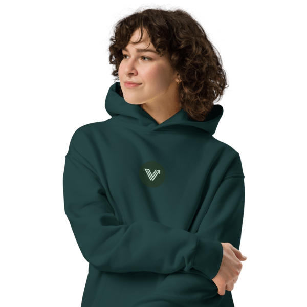 Forrest Green Unisex Oversized Hoodie - Image 2