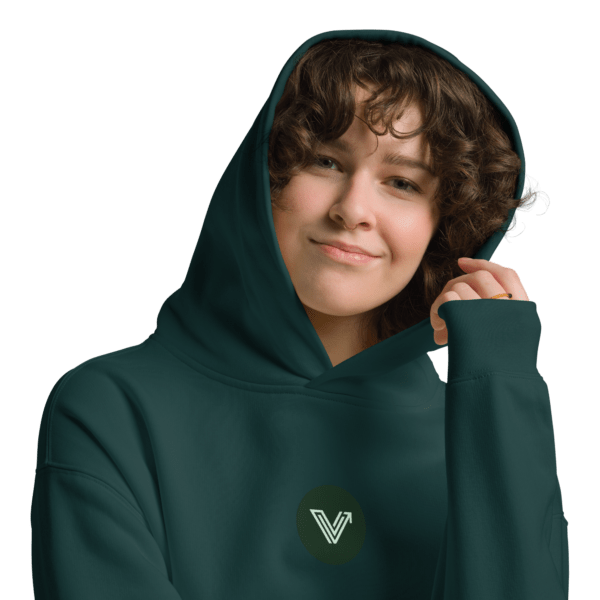 Forrest Green Unisex Oversized Hoodie - Image 4