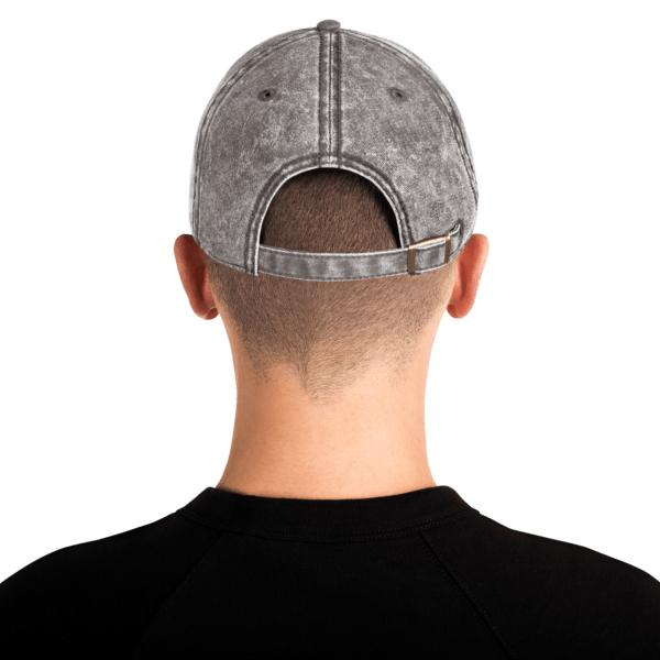 Vintage Cotton Dad Cap (Grey) - Image 6