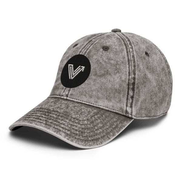 Vintage Cotton Dad Cap (Grey) - Image 2