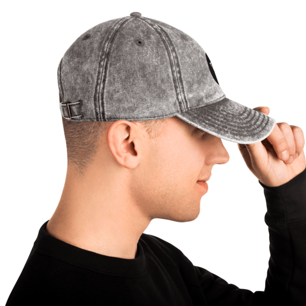 Vintage Cotton Dad Cap (Grey) - Image 7