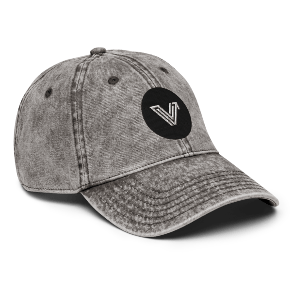 Vintage Cotton Dad Cap (Grey) - Image 4