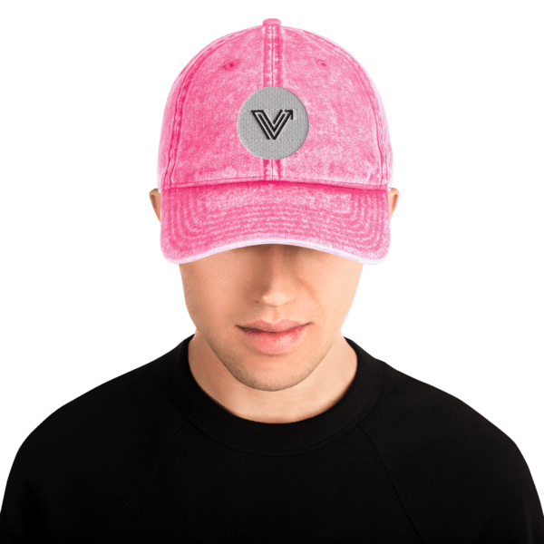 Vintage Cotton Dad Cap (Pink) - Image 4