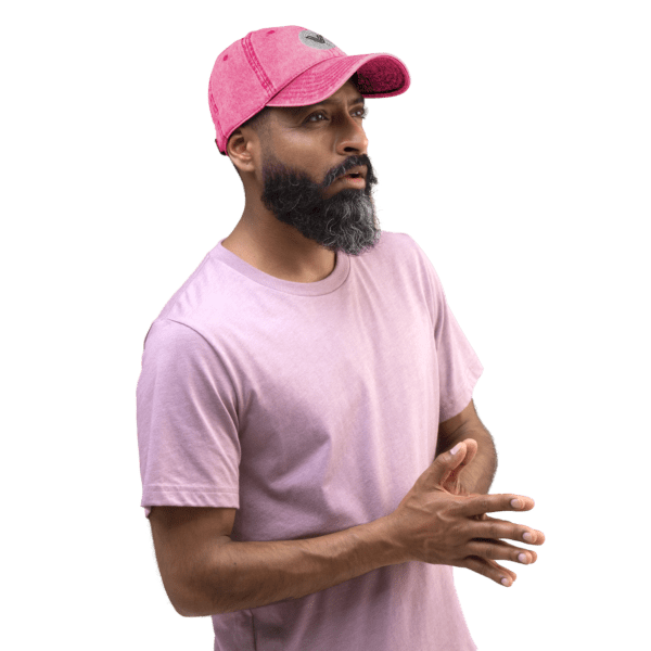 Vintage Cotton Dad Cap (Pink) - Image 5