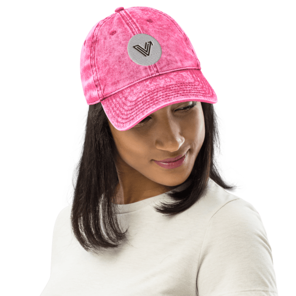 Vintage Cotton Dad Cap (Pink) - Image 6