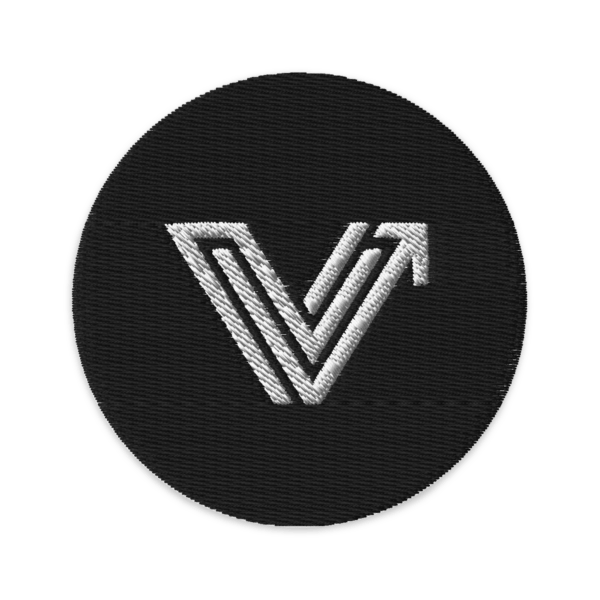 Vital embroidered patch