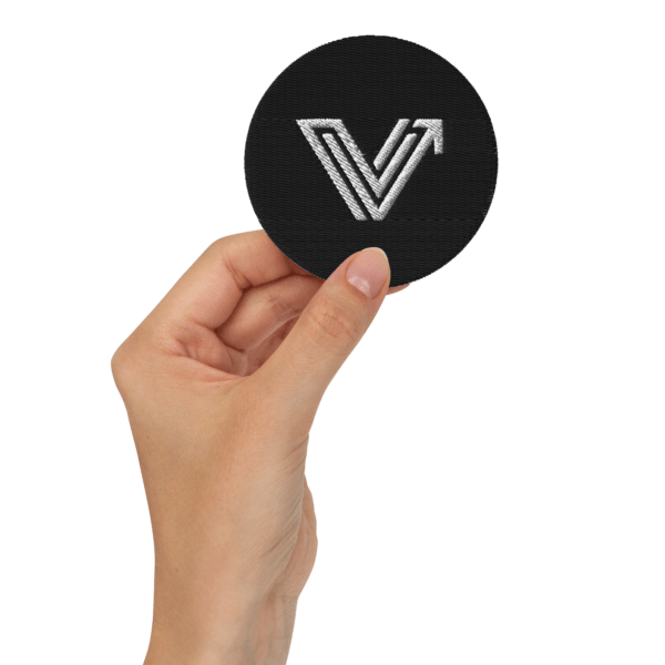 Vital embroidered patch